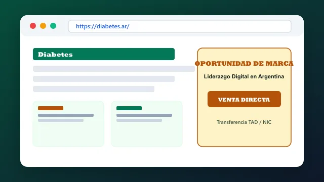 Modelo de aplicación comercial y proyectos digitales para diabetes.ar